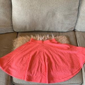 Lauren Conrad Coral Balletcore Flare Skirt Womens Size XS